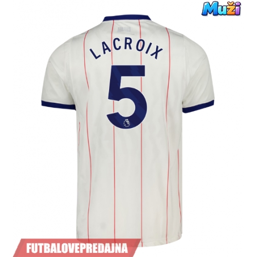 Lacne Muži Futbalové dres Chelsea Maxence Lacroix #5 2026-27 Krátky Rukáv - Tretina